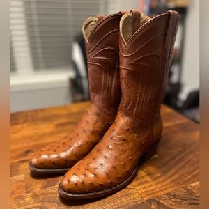 Tecovas Ostrich Boots-- Men's Size 11